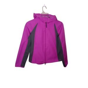 Champion C 9 Women's Pink & Gray Women's Athletic Soft Shell Jacket Size Small